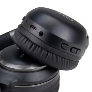خرید هدفون بلوتوثی آکو مدل AH-550 | اتصال دوگانه بلوتوث و AUX، شارژ Type-C، مناسب تماس و موسیقی