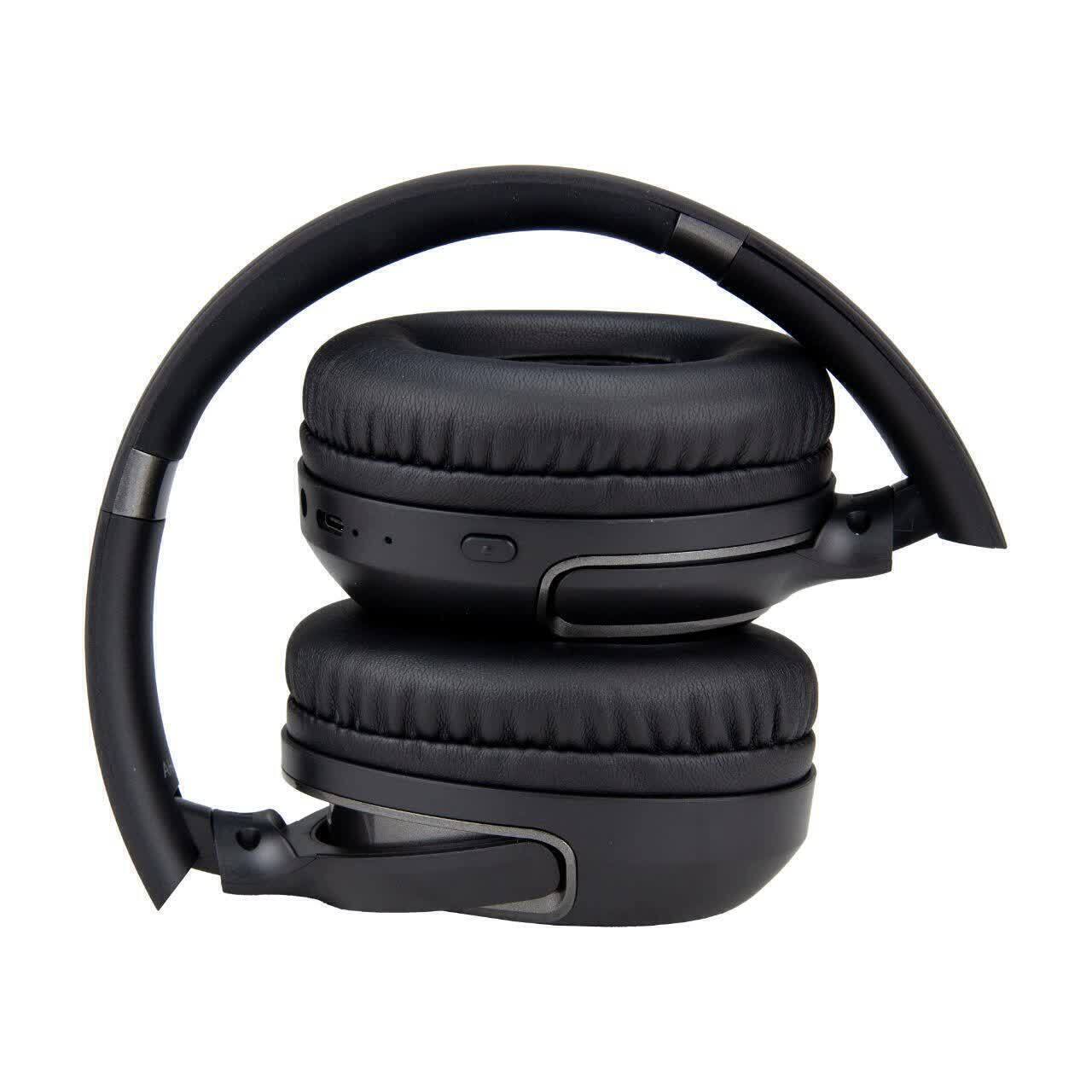خرید هدفون بلوتوثی آکو مدل AH-550 | اتصال دوگانه بلوتوث و AUX، شارژ Type-C، مناسب تماس و موسیقی