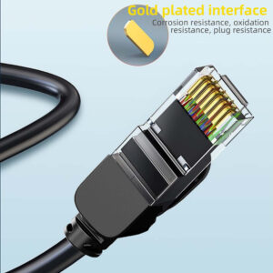 کابل پچ کورد شبکه LAN – ارلدام مدل ET-NW1 طول 10 متر – 100/1000Mbit گیگابیتی