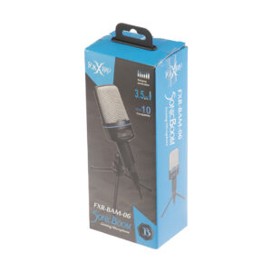 خرید میکروفون رومیزی فاکس ری مدل FXR-BAM-06 | مناسب استریم، گیمینگ، کلاس آنلاین و ضبط صدا | اتصال جک ۳.۵ میلی‌متری با طراحی پایه‌دار