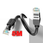 کابل پچ کورد شبکه LAN - ارلدام مدل ET-NW1 طول 5 متر - 100/1000Mbit گیگابیتی