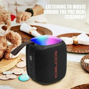 خرید اسپیکر بلوتوثی سون باکس مدل S3200 | توان ۴۰ وات، نور LED، ورودی میکروفون و ضدآب IPX5 | مناسب مهمانی و سفر