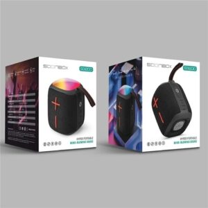خرید اسپیکر بلوتوثی سون باکس مدل S3200 | توان ۴۰ وات، نور LED، ورودی میکروفون و ضدآب IPX5 | مناسب مهمانی و سفر